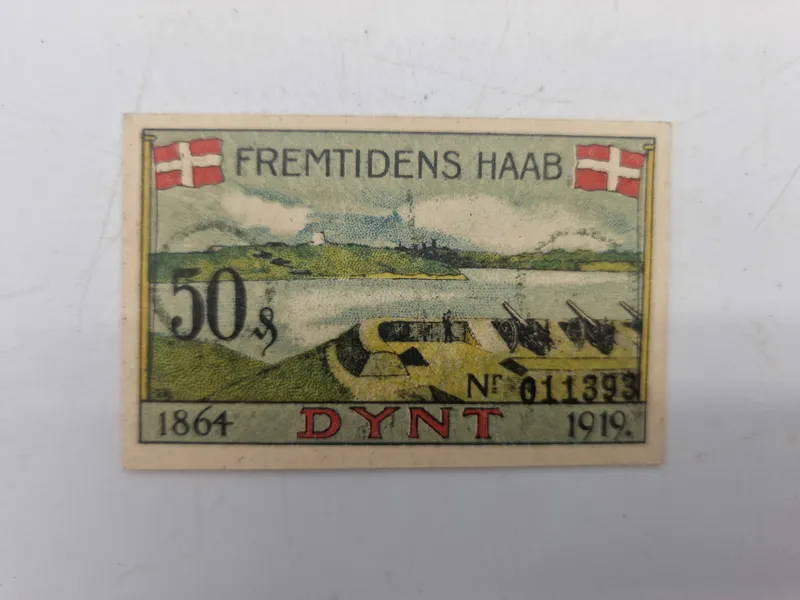 Original nød pengeseddel - Dynt