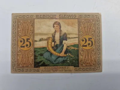 Original nød pengeseddel - Tønder kommune