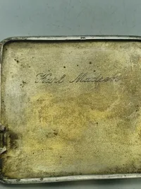 Cigaretetui af 830 sølv