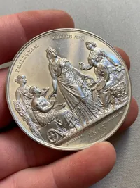 Original dansk medalje fra 1888