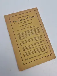 Original dansk/nazistisk propaganda - “Kætterprocesden i Moskva”