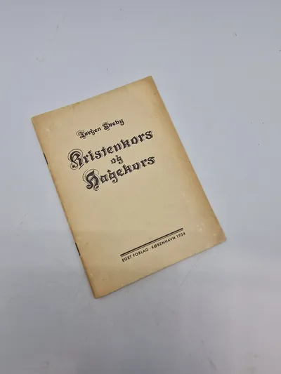 Original pjece fra 1934 - kristenkors og hagekors
