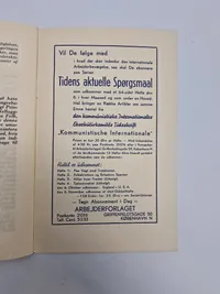 Originalt hæfte “Naar man rækker Hitler en lillefinger”