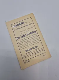 Originalt hæfte “Naar man rækker Hitler en lillefinger”