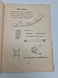 Sjælden original tysk NSKK brugsanvisning på at bygge en sæbekassebil fra bunden af