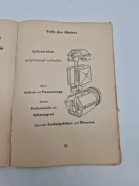 Sjælden original tysk NSKK brugsanvisning på at bygge en sæbekassebil fra bunden af