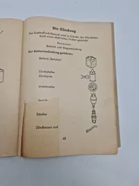 Sjælden original tysk NSKK brugsanvisning på at bygge en sæbekassebil fra bunden af