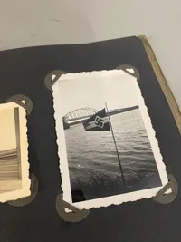 Originalt Dansk WW2   fotoalbum fra løgumkloster med bl.a. HitlerJugend fotos olympiaden mm