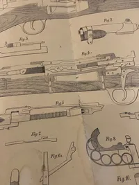 Sjælden original undervisnings plakat for gevær 89