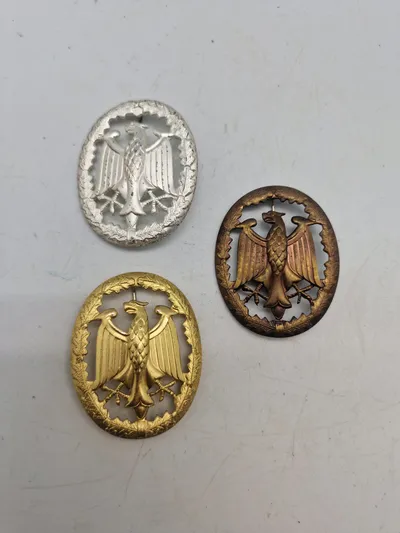 Samling originale Bundeswehr mærker