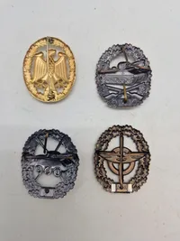 Samling originale Bundeswehr mærker