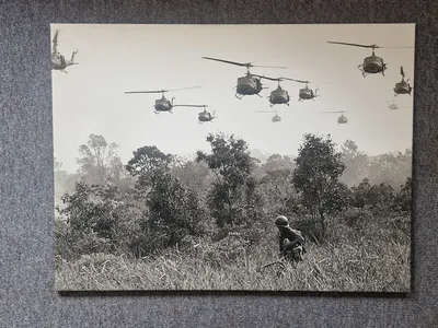 Stort foto - Vietnamkrigen