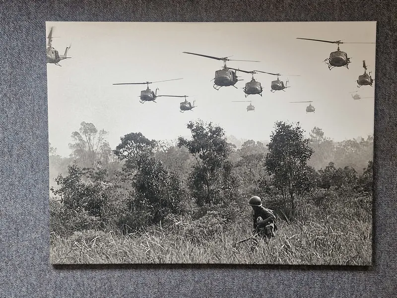 Stort foto - Vietnamkrigen
