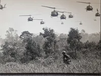 Stort foto - Vietnamkrigen