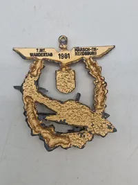 Stort originalt veteranmærke (tysk JU88)