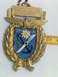 Stort originalt tysk veteran mærke