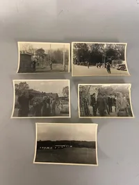 Originale fotos taget i maj dagene ved Kruså grænseovergang