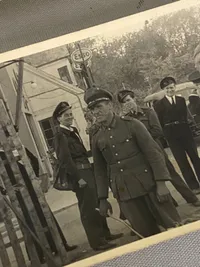 Originale fotos taget i maj dagene ved Kruså grænseovergang