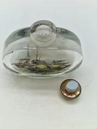 Original håndmalet kinesisk snuffbottle - 20 århundrede