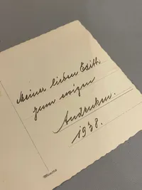 Originalt tysk postkort med portræt af tysk Kriegsmarine soldat