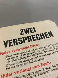 Originalt amerikansk antinazistisk flyveblad