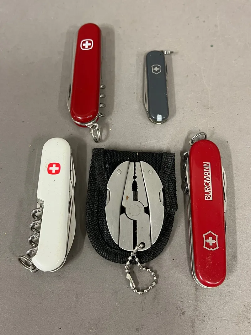 Samling lommeknive
