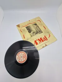 Original lakplade med frihedsbudskabet