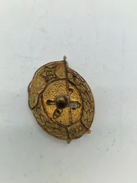 Original 
badge Graduating Secondary Military Artillery School Soviet Union Russia USSR