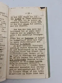 Originalt dansk illegalt hæfte - Gode råd i en vanskelig tid