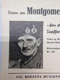 Originalt postkort med viser om Montgomery