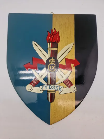 Stort Originalt militært vægskjold
