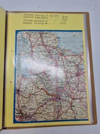 Mappe med amerikanske panserdivisoner, kampe mm. Øvelse i DK