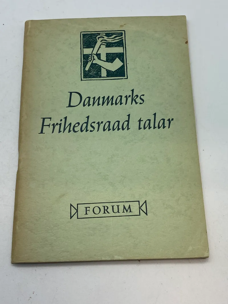 Originalt hæfte - Dansk Frihedsråd talar