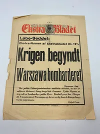Original dansk spiseseddel