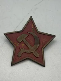 Original russisk capbadge - WWII