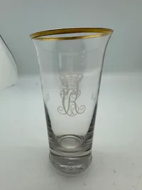 Originalt fejlfrit livgardens glas fra jubilæum i 1933