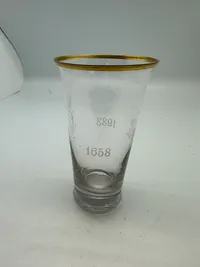 Originalt fejlfrit livgardens glas fra jubilæum i 1933