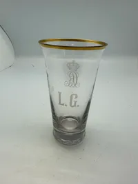 Originalt fejlfrit livgardens glas fra jubilæum i 1933