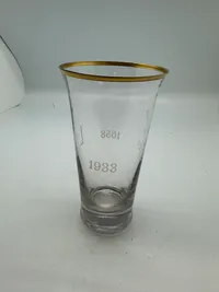 Originalt fejlfrit livgardens glas fra jubilæum i 1933