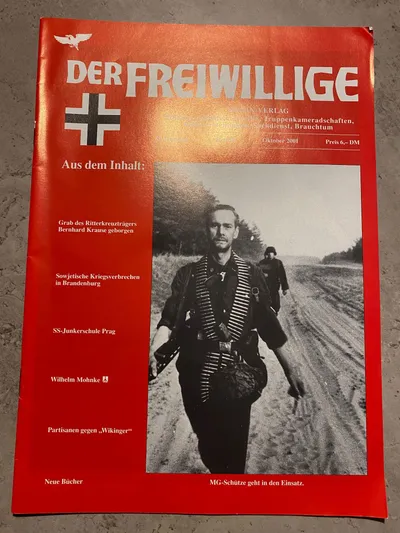 Originalt Waffen-SS veteranblad