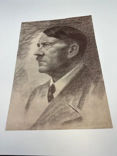 Original Hitler billede til indramning