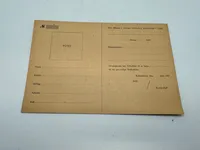 Originalt ubrugt Holger Danske frihedskæmper ID