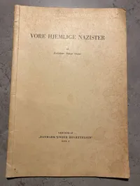 Sjældent originalt hæfte omhandlende DNSAP mm.