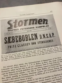 Sjældent originalt hæfte omhandlende DNSAP mm.