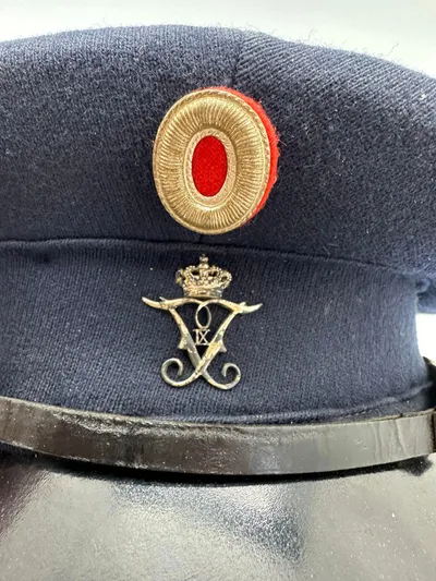 Sjælden original kasket for Frederik den 9 og Dronning Ingrids Chauffør 1947-72