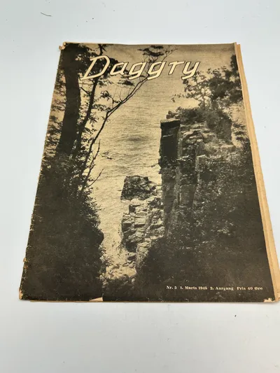 Originalt Nazistisk blad Daggry fra Marts 1945
