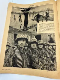 Originalt Nazistisk blad Daggry fra Marts 1945