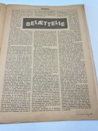 Originalt Nazistisk blad Daggry fra Marts 1945
