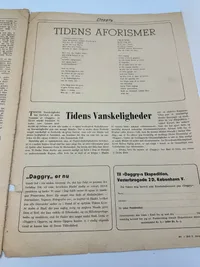 Originalt Nazistisk blad Daggry fra Marts 1945