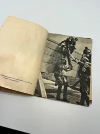Original Dansk SS / Frikorps Danmark hvervehæfte med indklæbet løbeseddel, for Danmark, ekstremt sjælden